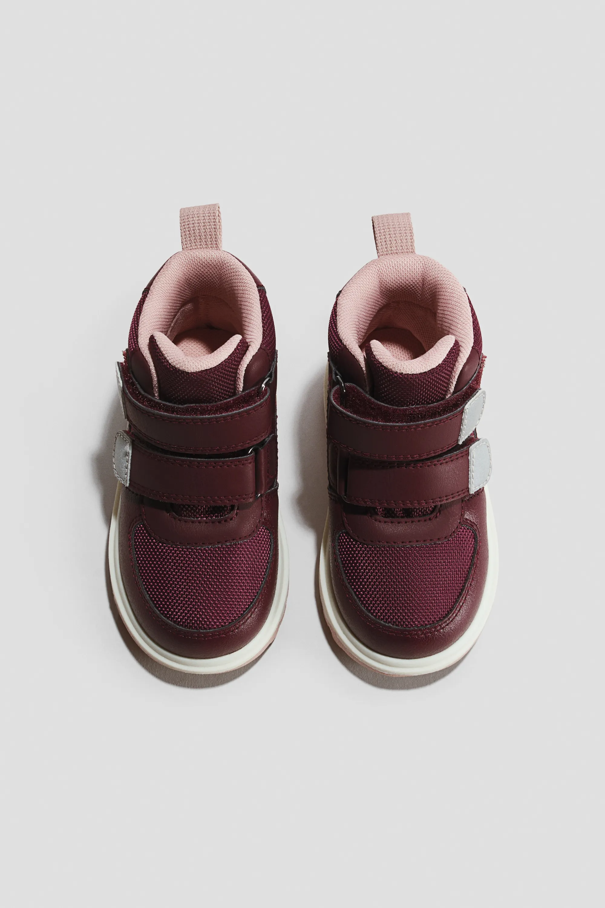 Sneakers montantes imperméables - Rouge prune foncé
