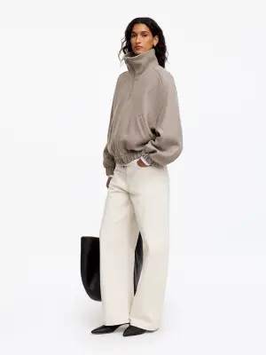 Veste en mélange de laine - Beige — photo 2