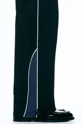 Pantalon de survêtement Loose Fit en nylon - Noir/panneaux — photo 3