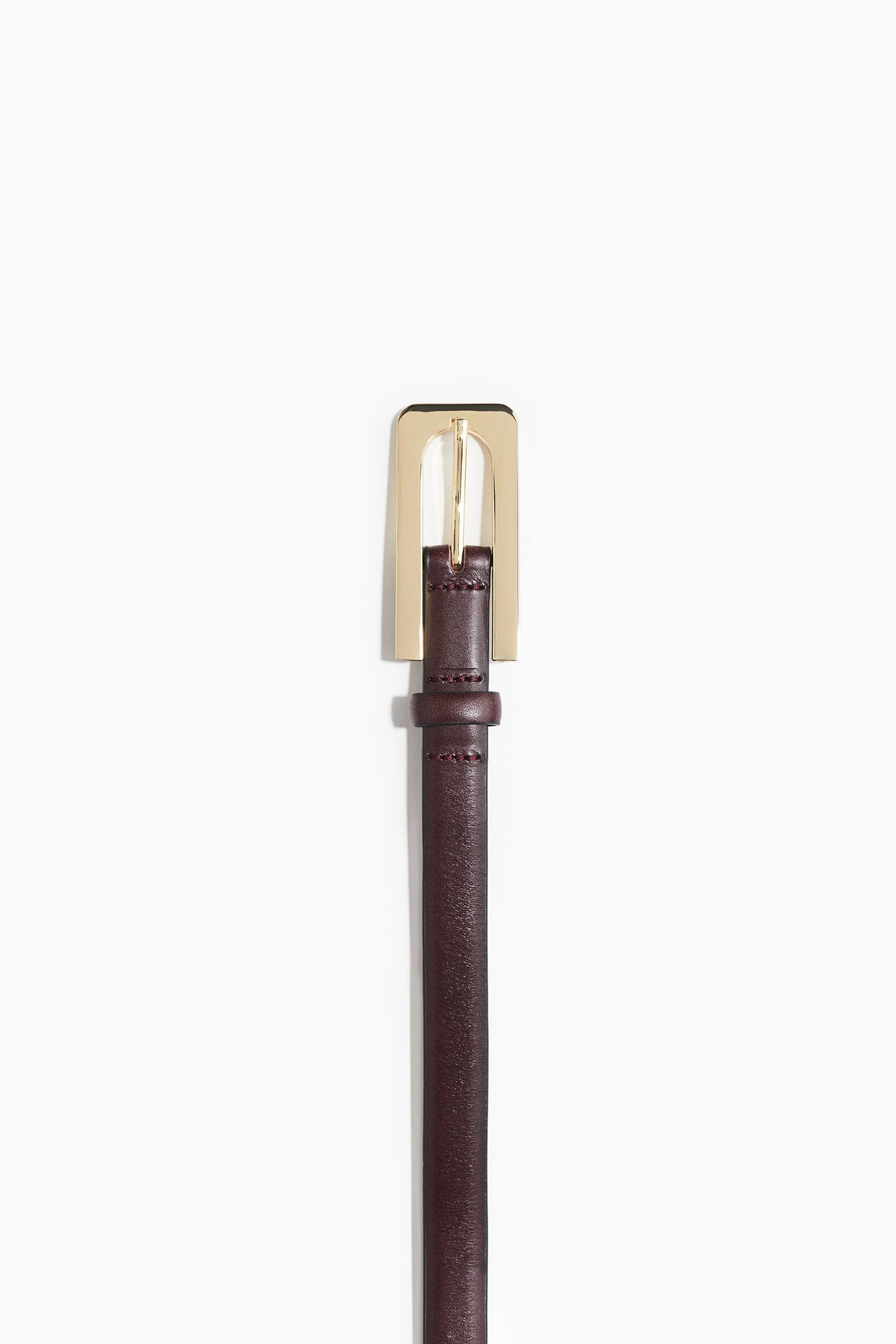 Ceinture en cuir - Bordeaux