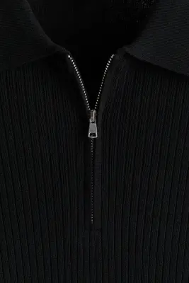 Polo Slim Fit - Noir — photo 5