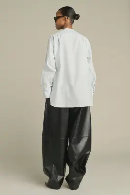 CHEMISE ANORA BLEU PÂLE — photo 3