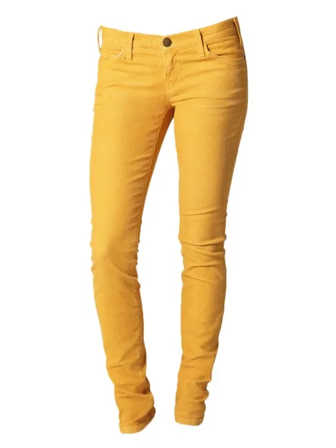 Jean slim en coton jaune ambre Prix boutique 170€ Taille 24 (XS)