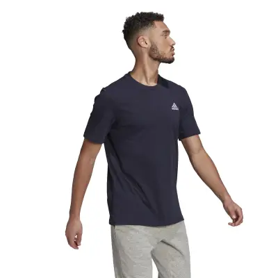 ADIDAS M SL SJ T TEE SHIRT Marine — photo 4