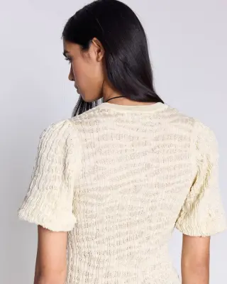 Top Oriane écru — photo 3
