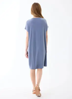 Robe en cupro et élasthanne — photo 2