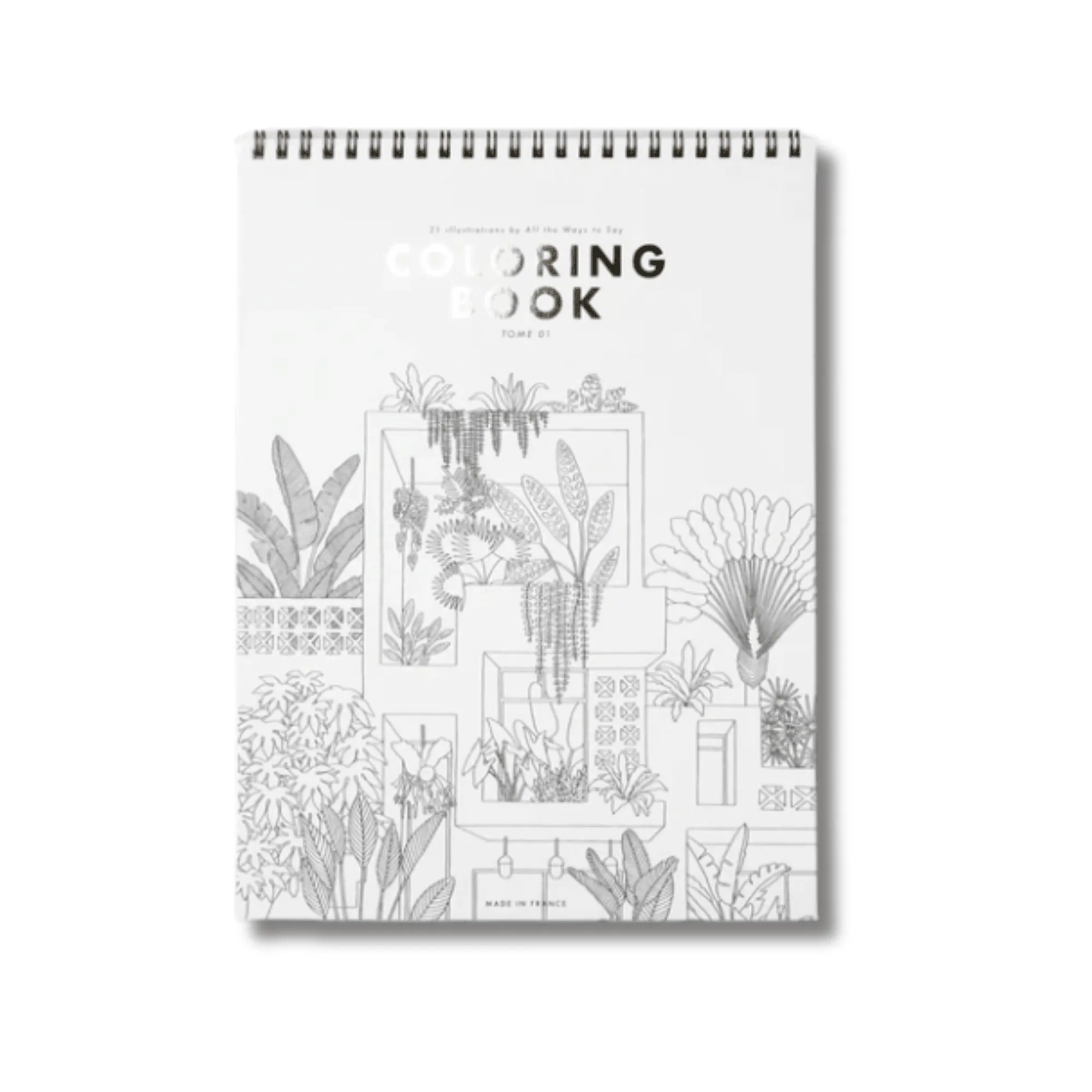 Carnet de coloriage pour adultes Tome 01