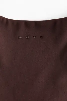 Top de sport avec détail torsadé SoftMove™ - Marron chaud — photo 5