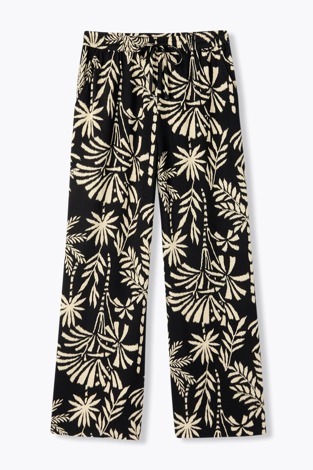 Pantalon large imprimé Femme