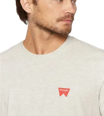 WRANGLER TEE SHIRT Gris — photo 3