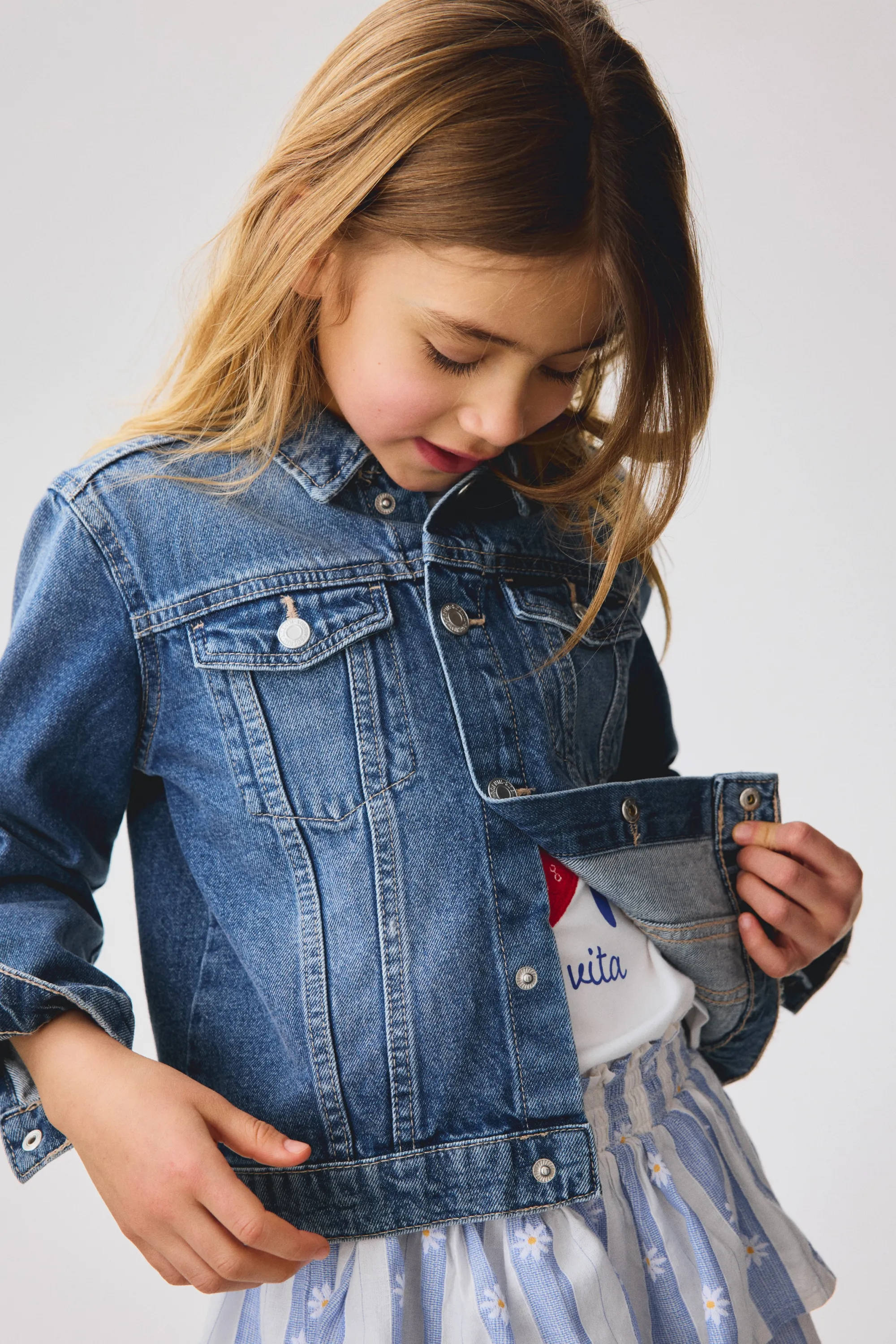 Veste en denim - Bleu denim