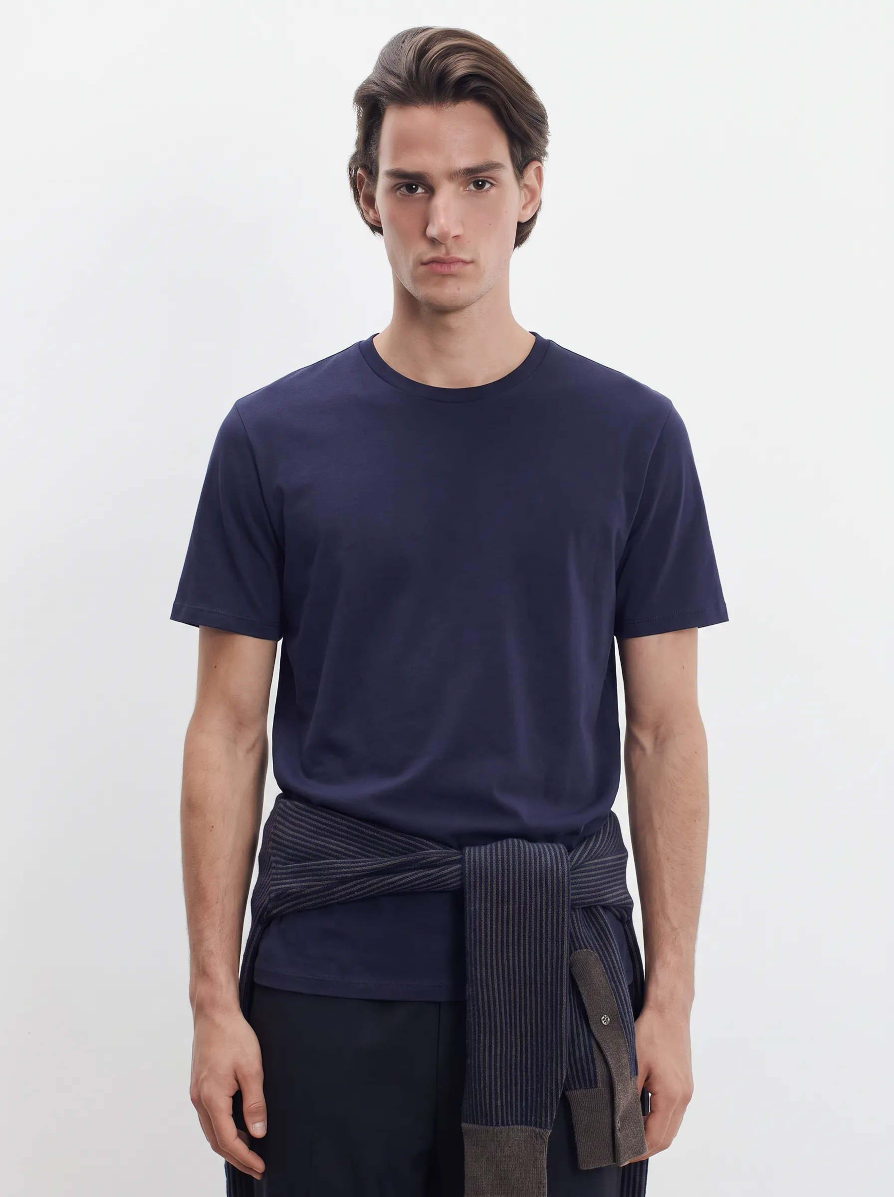 T-shirt en coton organique et élasthanne