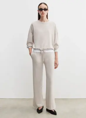Sweat en viscose et élasthanne
