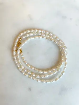 Nouveau ! ALHAJA Collier Lolita Perles — photo 3