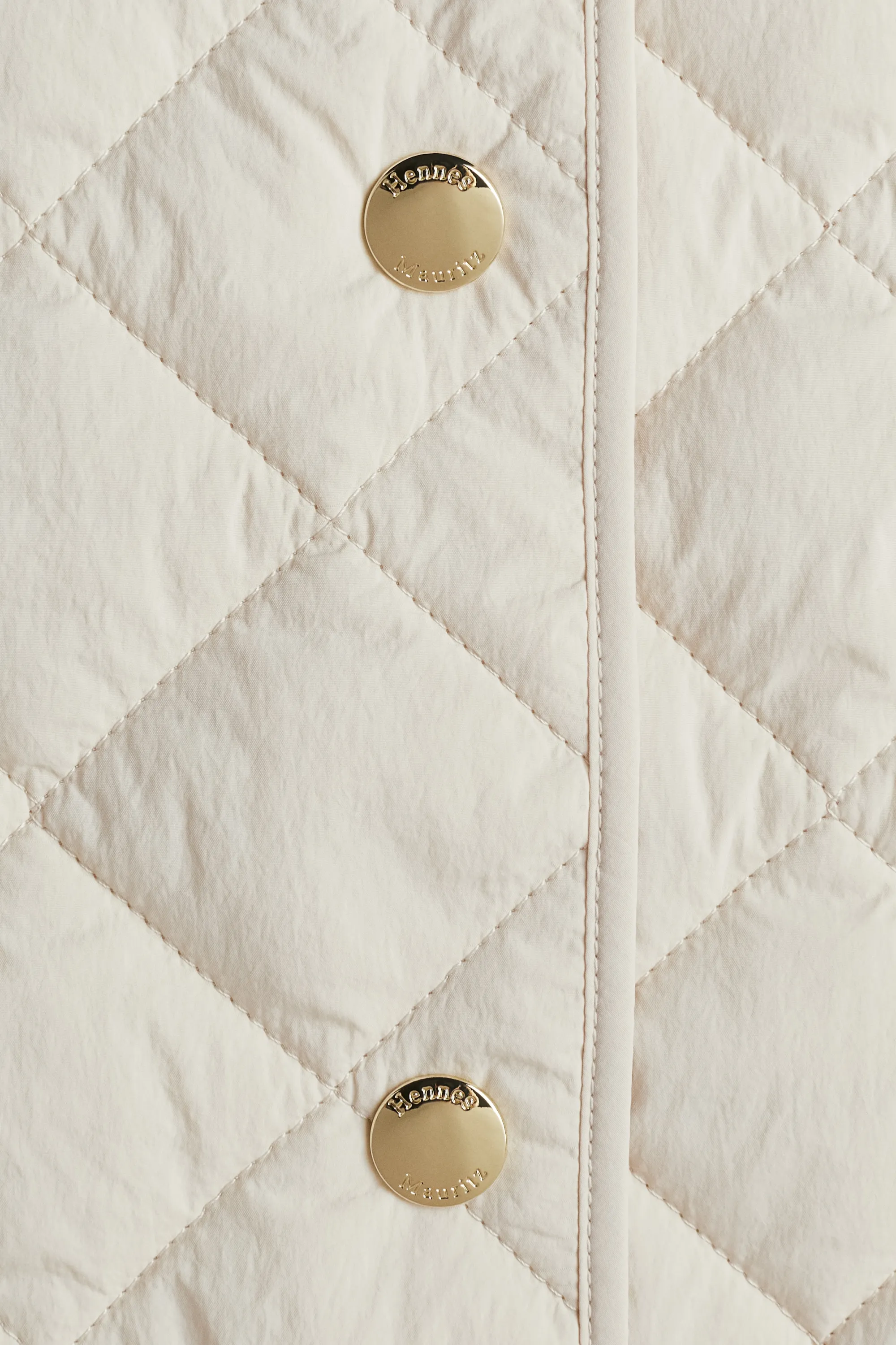 Veste sans manches matelassée - Beige clair