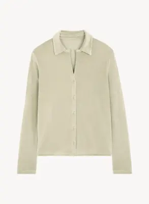 Chemise en coton organique, modal et élasthanne — photo 5