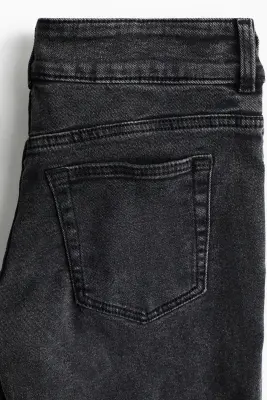Flared Low Jeans - Gris denim foncé — photo 5