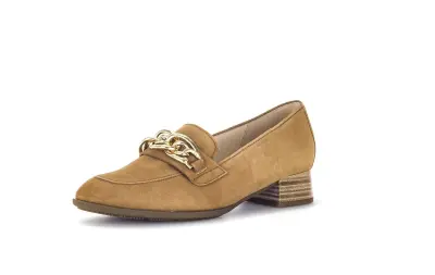 Mocassins Gabor 35.281.14 Marron - Daim Lacets Grande Pointure Femme — photo 1