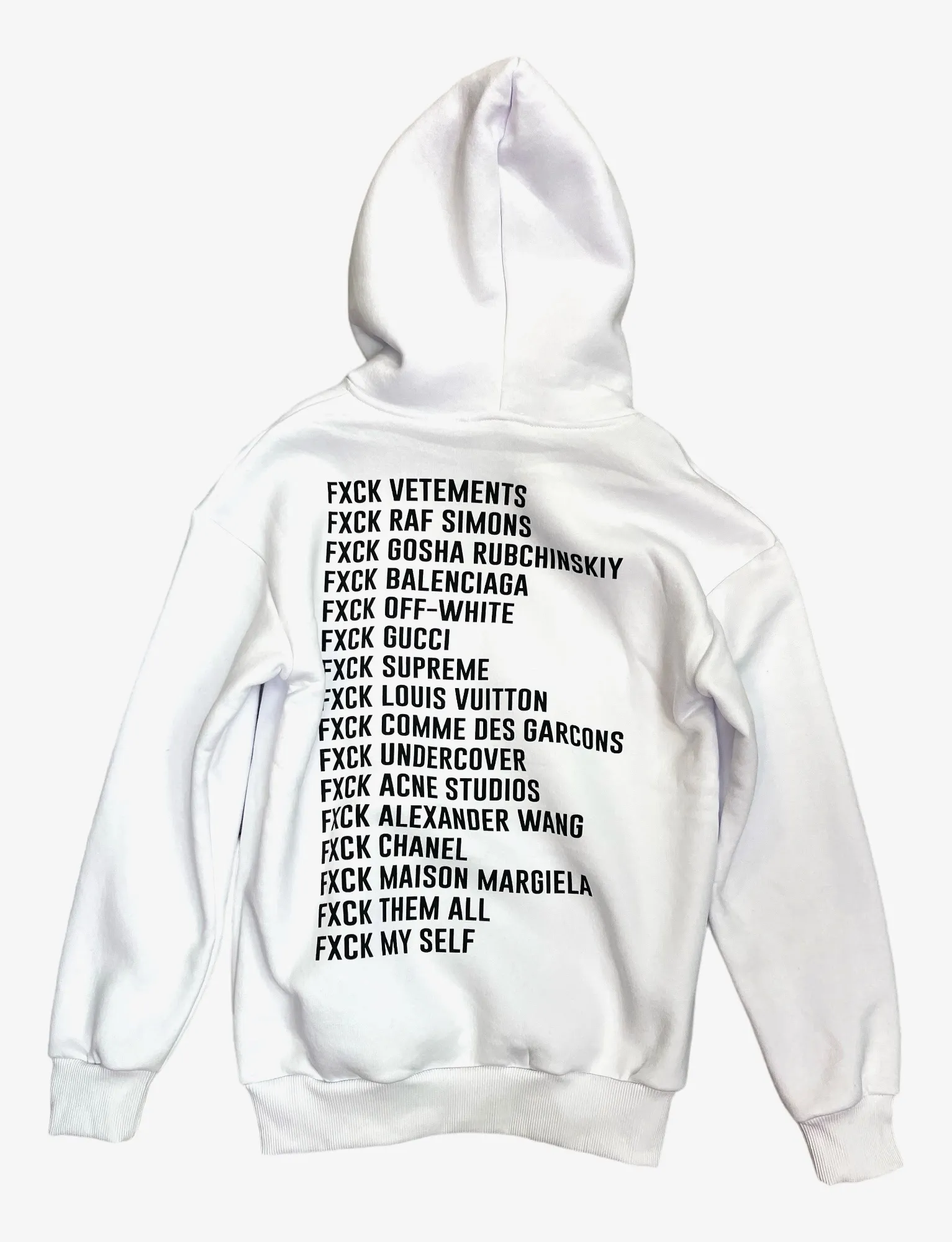 Sweat FXCK Blanc