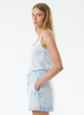Shorts en coton organique et élasthanne