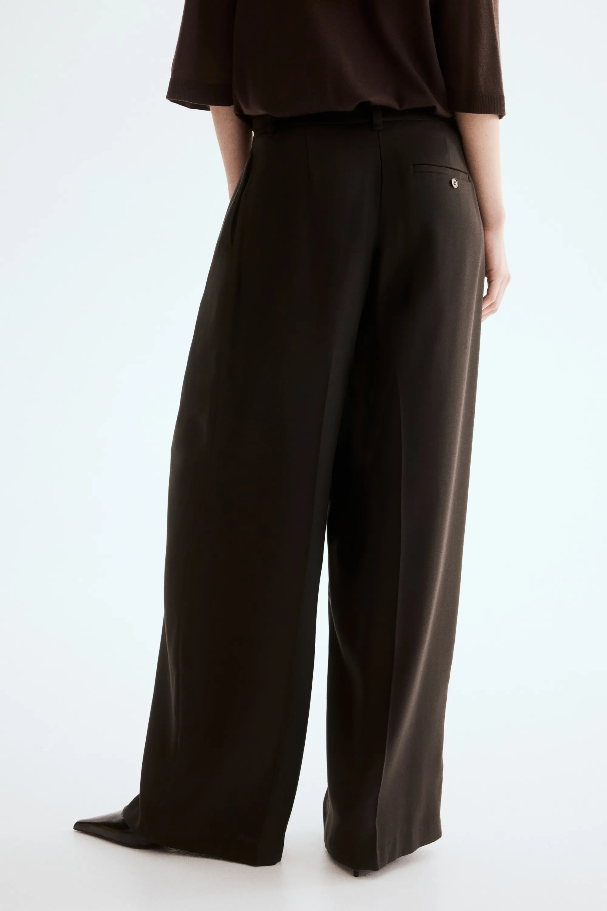 Pantalon chic - Marron foncé
