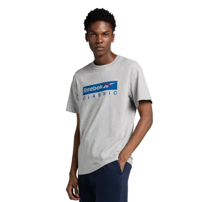 REEBOK TEE SHIRT GS CLASSIC Gris — photo 3