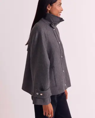 Manteau Beauny gris anthracite — photo 3