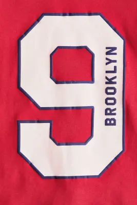 T-shirt imprimé en coton - Rouge/Brooklyn — photo 3