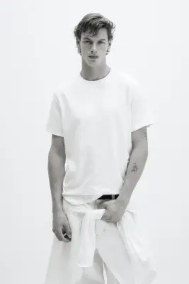 T-shirt Cooling Regular Fit - Blanc — photo 1