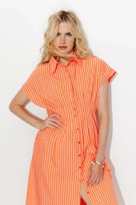 Robe-chemise midi — photo 5