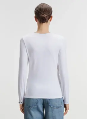 T-shirt en viscose et élasthanne — photo 3