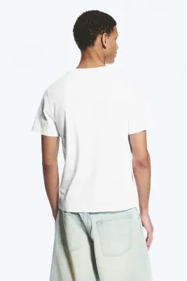 Lot de 3 T-shirt carré classique - Blanc — photo 2