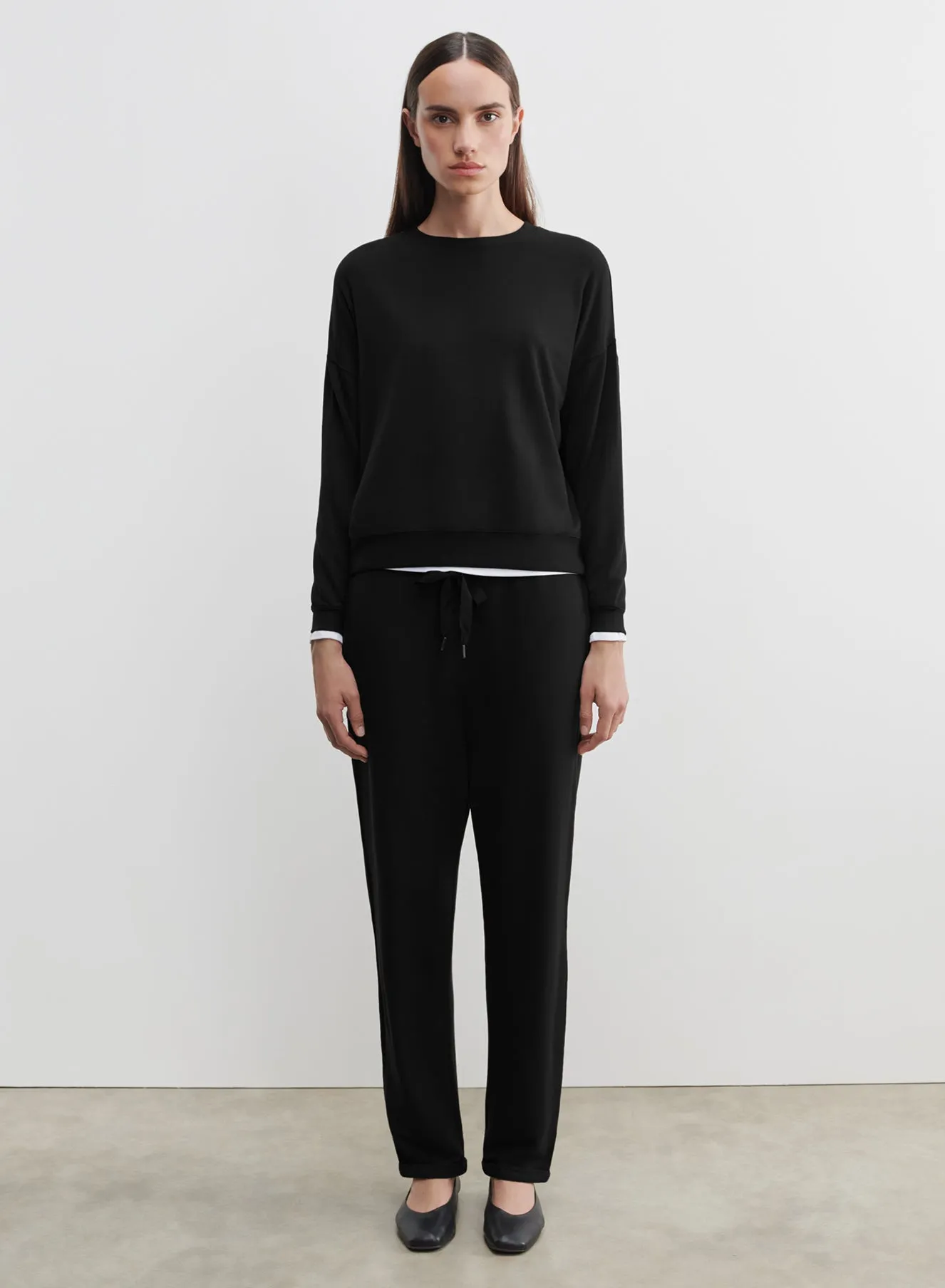 Pantalon en viscose et élasthanne