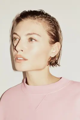 Sweat en coton - Rose — photo 3