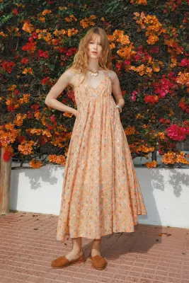 Robe à fines bretelles Femme — photo 2