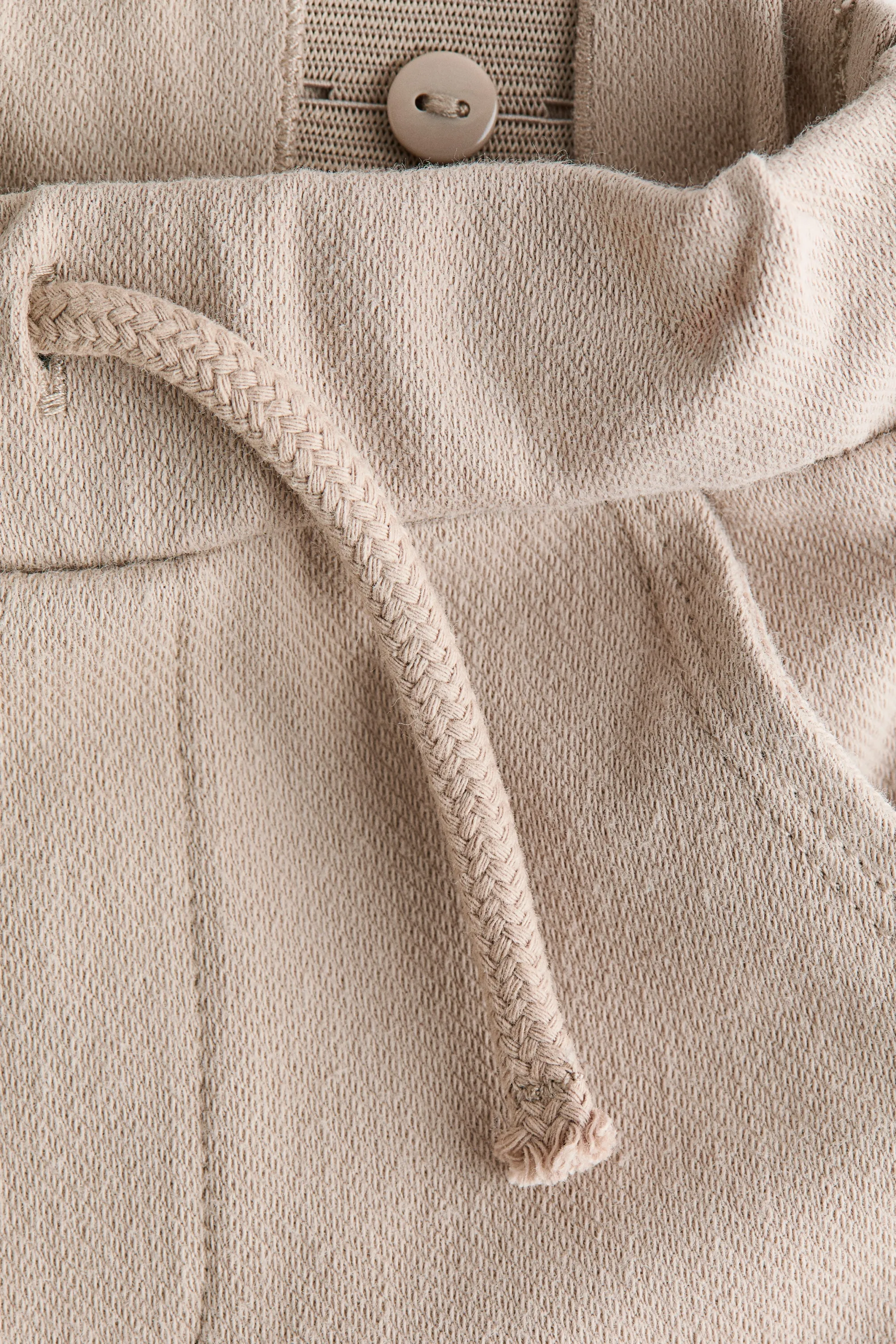 Pantalon façon denim - Beige clair