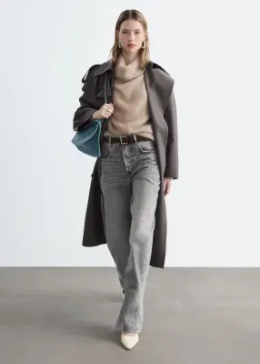Jean barrel - Gris vintage — photo 2
