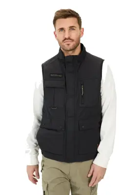 CAMEL ACTIVE GILET MULTIPOCHES Marine — photo 2