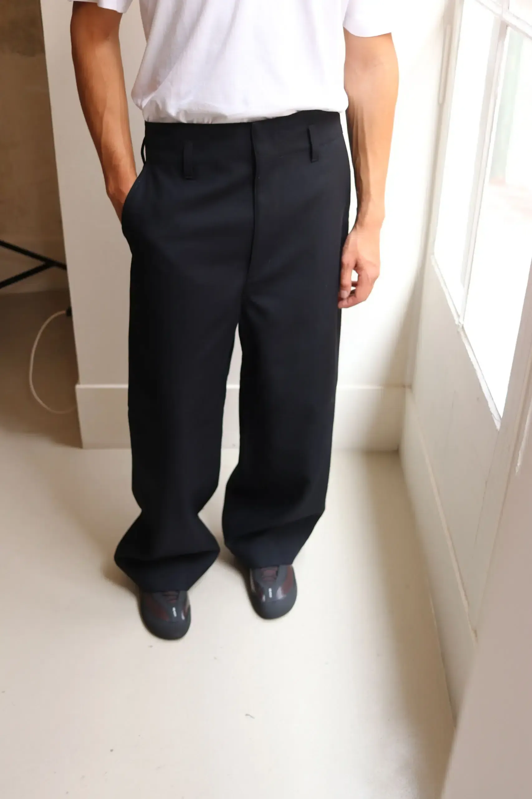 Comme Des Garçons Homme – MEN’S PANTS HR-P029-051 – NAVY