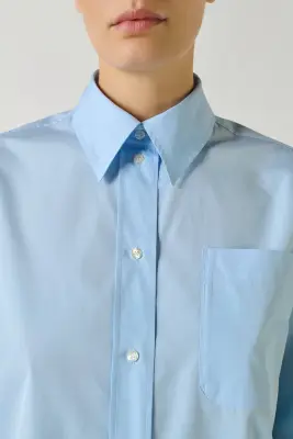 CHEMISE SAPHIR BLEU CIEL — photo 4