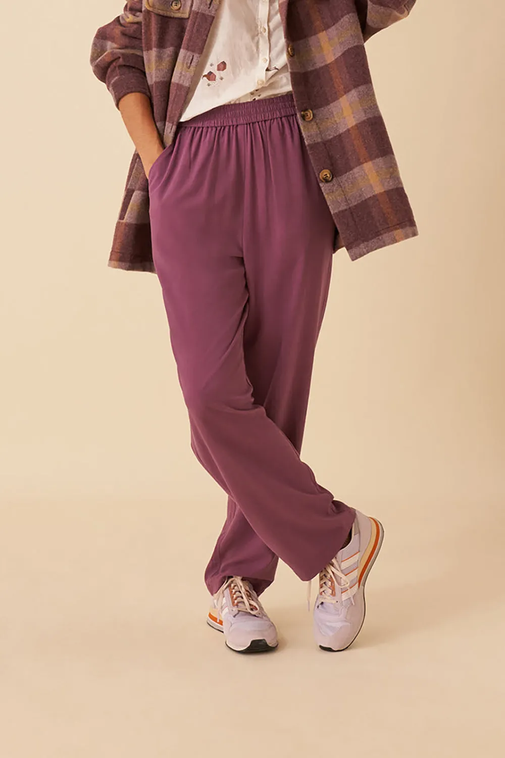 pantalon soka violette