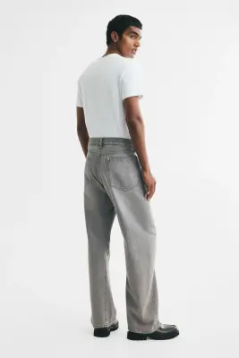 Loose Barrel Jeans - Gris denim — photo 2