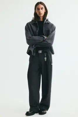 Surchemise à capuche - Gris denim foncé — photo 2