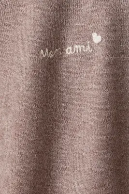 Pull avec finition, en broderie anglaise - Beige clair/Mon Ami — photo 5