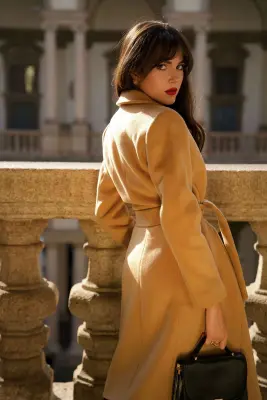 Paola Wool Coat - Beige — photo 3