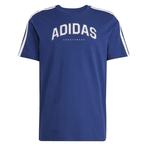 ADIDAS TEE SHIRT GRANDE LONGUEUR Marine