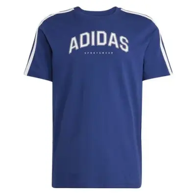 ADIDAS TEE SHIRT GRANDE LONGUEUR Marine — photo 1