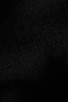 Robe en maille de viscose mélangée - Noir — photo 4