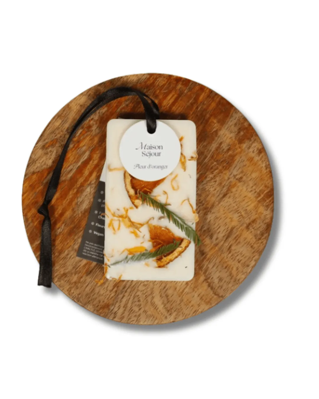 Carte florale parfumée à la Fleur d'Oranger