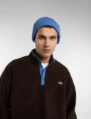 Bonnet Dickies Woodworth waffle beanie – dutch blue — photo 3